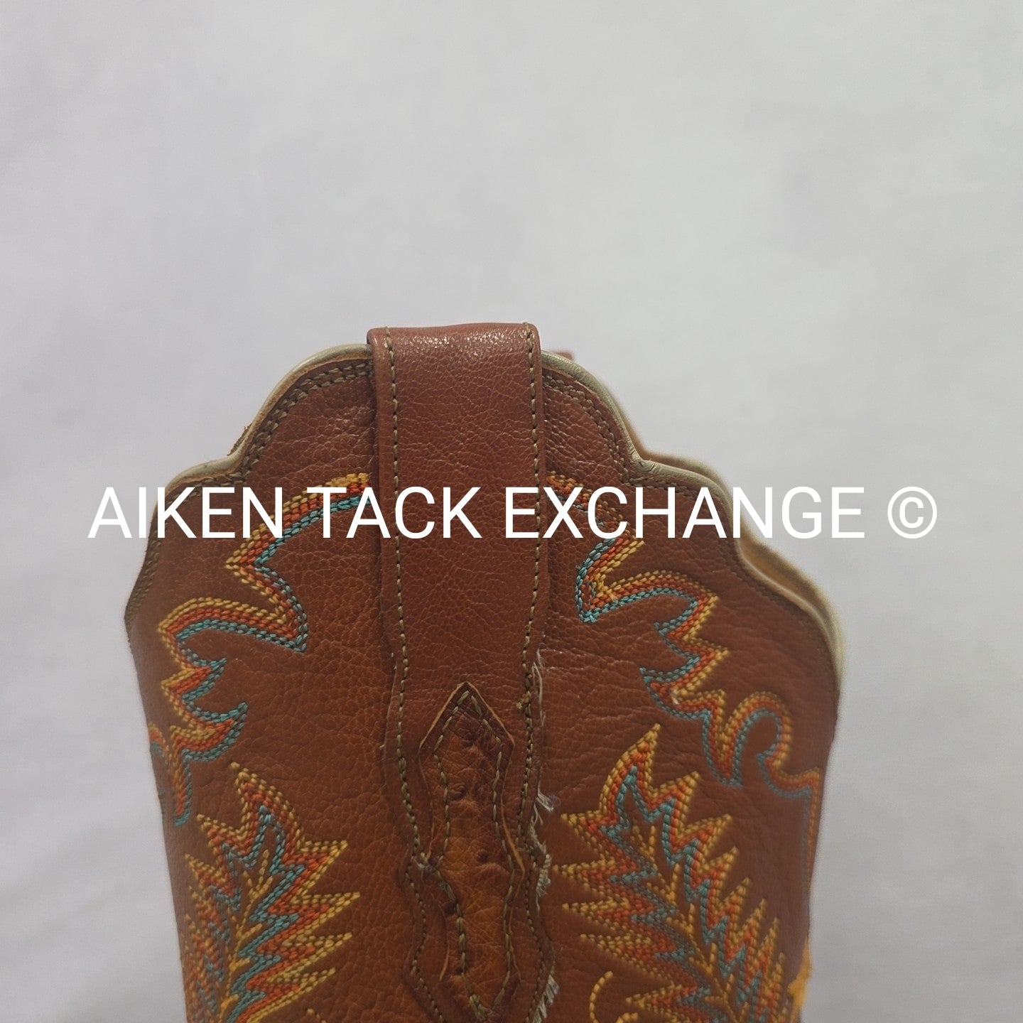 Lucchese 2000 Ostrich Boots, Size 6.5