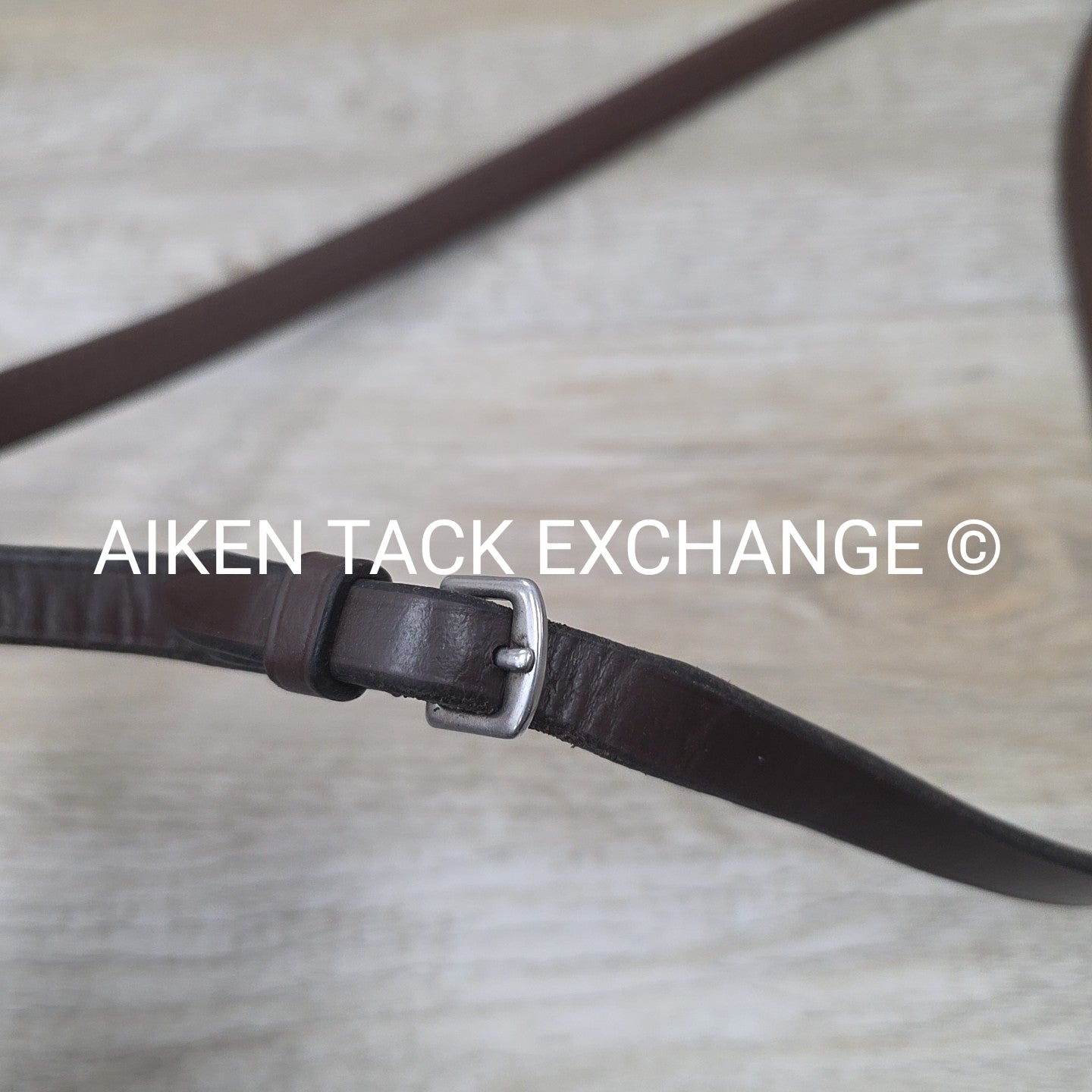 KL Select Black Oak Rubber Reins, Brown, Size Full