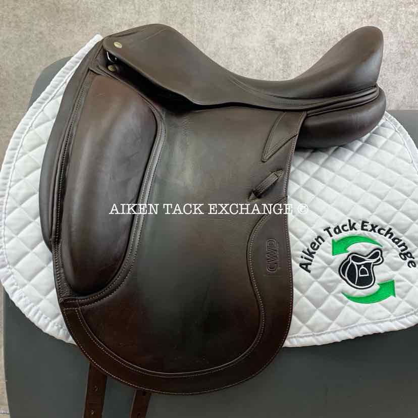 **SOLD** 2010 CWD SE05 Monoflap Dressage Saddle, 18" Seat, 4L Flap, Wide Tree, Foam Panels, Buffalo Leather