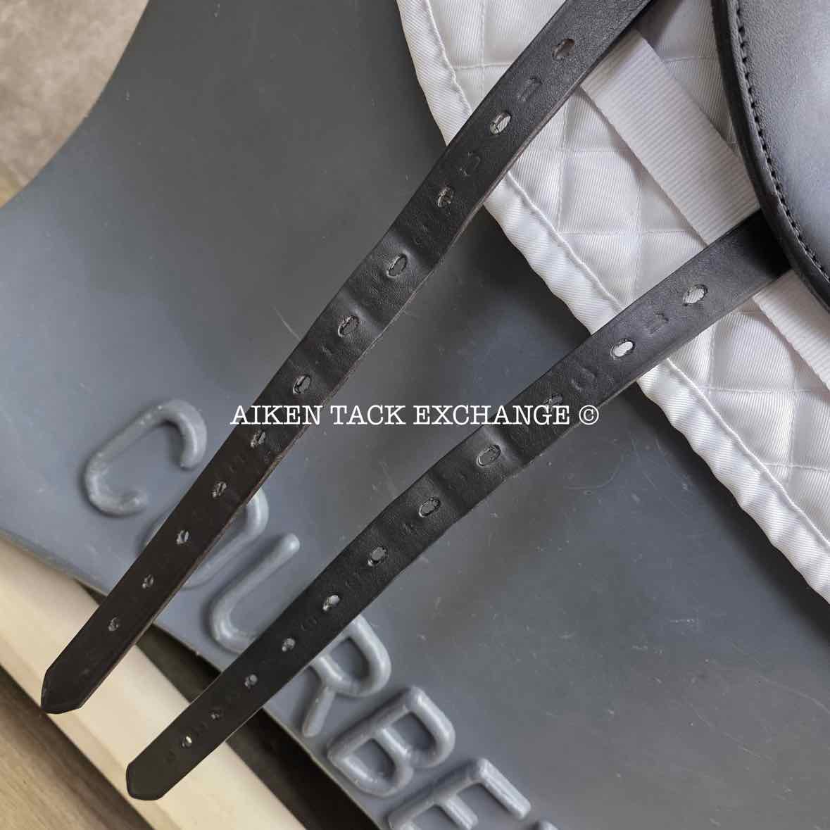 2019 Custom Saddlery Wolfgang Omni Monoflap Dressage Saddle, 17" Seat, Adjustable Tree, Wool Flocked Panels