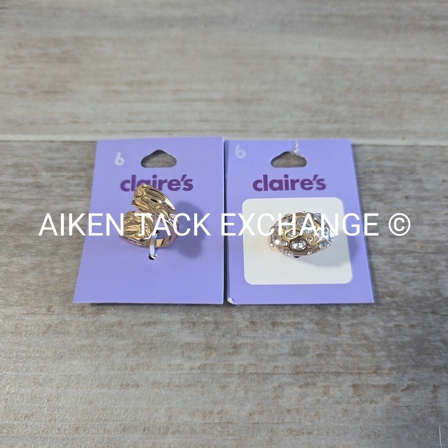 Claire's Rings (2) - Size 6