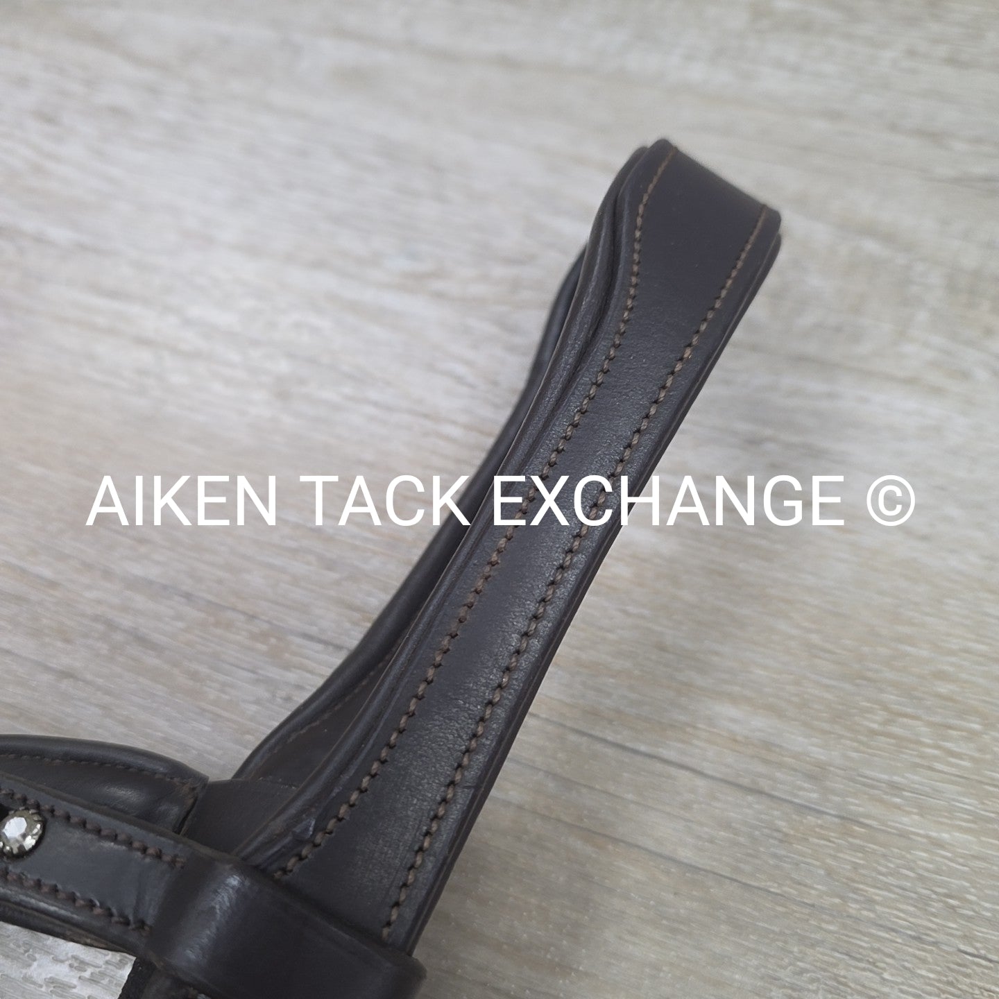 Monocrown Figure 8 Bridle, No Reins, Brown, Size Full