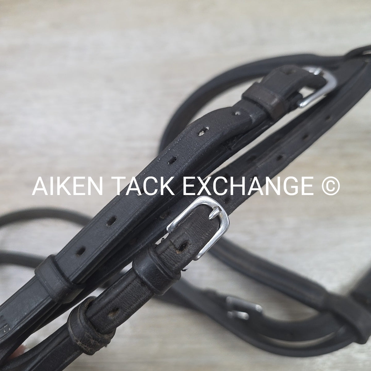 Avalon Plain Raised Bridle, No Noseband, No Reins, Brown, Size X-Full