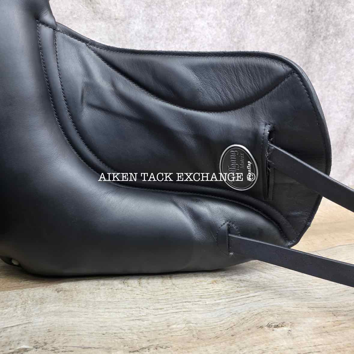 2018 Custom Saddlery Wolfgang Matrix Monoflap Dressage Saddle, 18" Seat, Adjustable Tree, Wool Flocked Panels