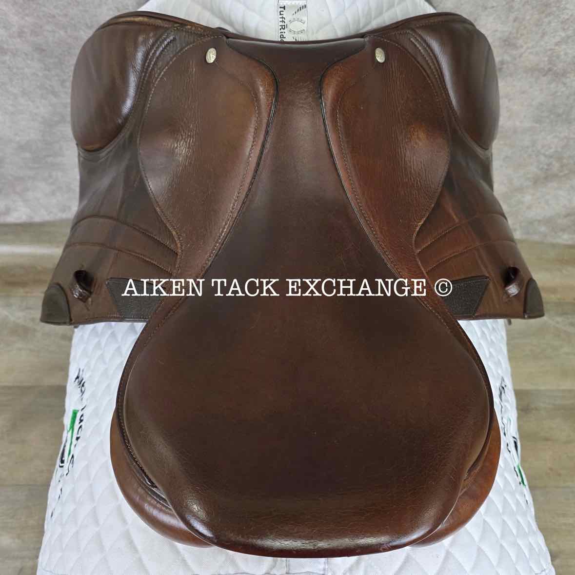 2011 CWD SE01 Close Contact Jump Saddle, 17" Seat, 3L Flap, Medium Wide Tree, Foam Panels, Full Buffalo Leather