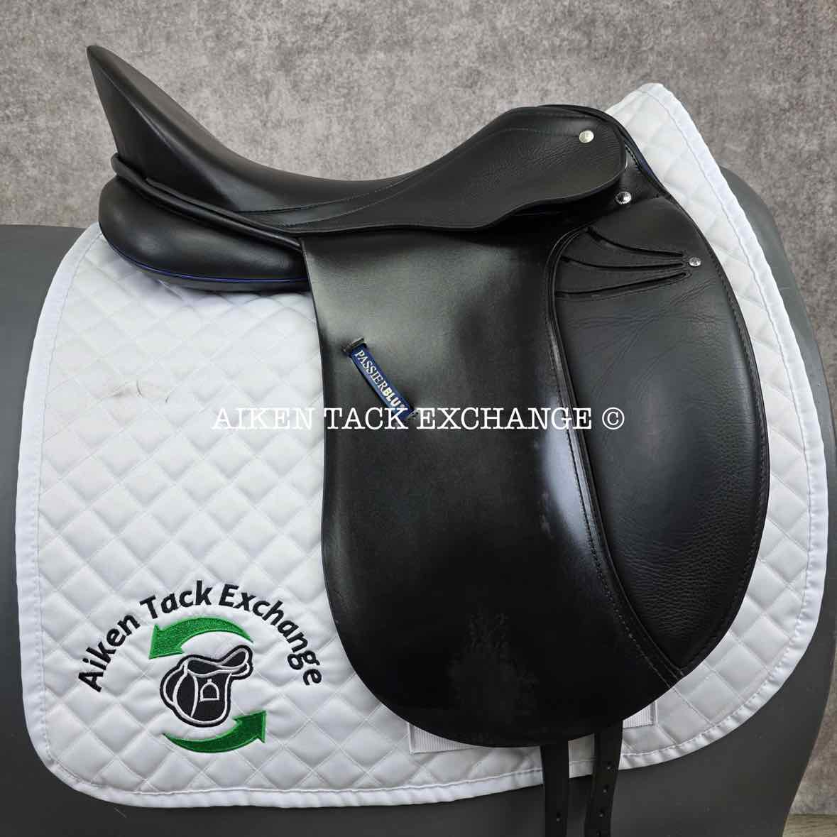 2022 Passier BluStyle Dressage Saddle, 17.5" Seat, Medium Wide Tree, Wool Flocked Panels