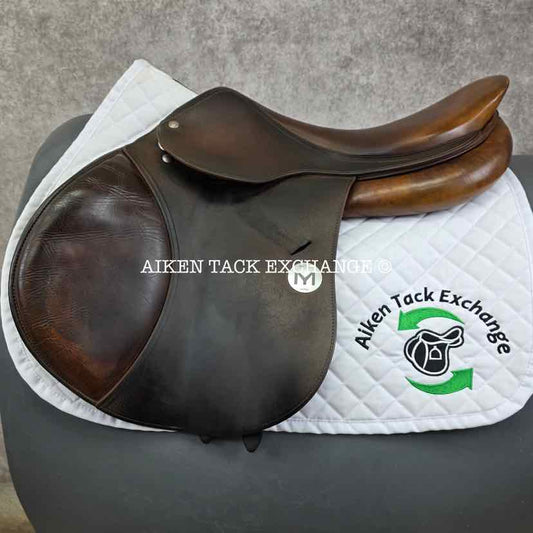 2013 Meyer Act 1 Close Contact Jump Saddle, 18" Seat, Medium Tree, Foam Panels