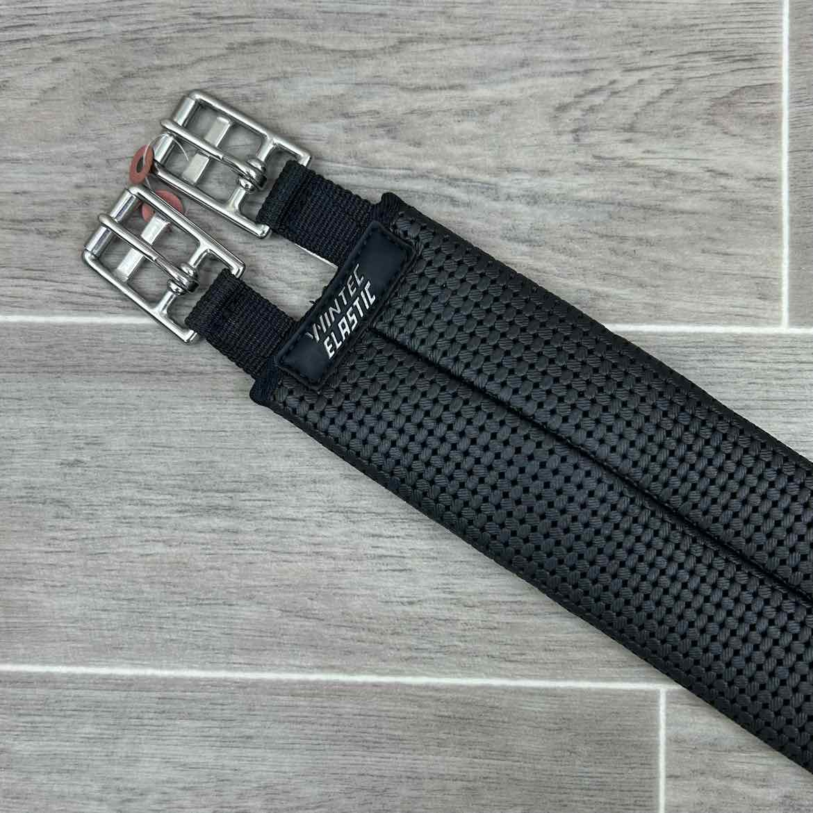 Wintec Long Elastic Girth, Black, 38"