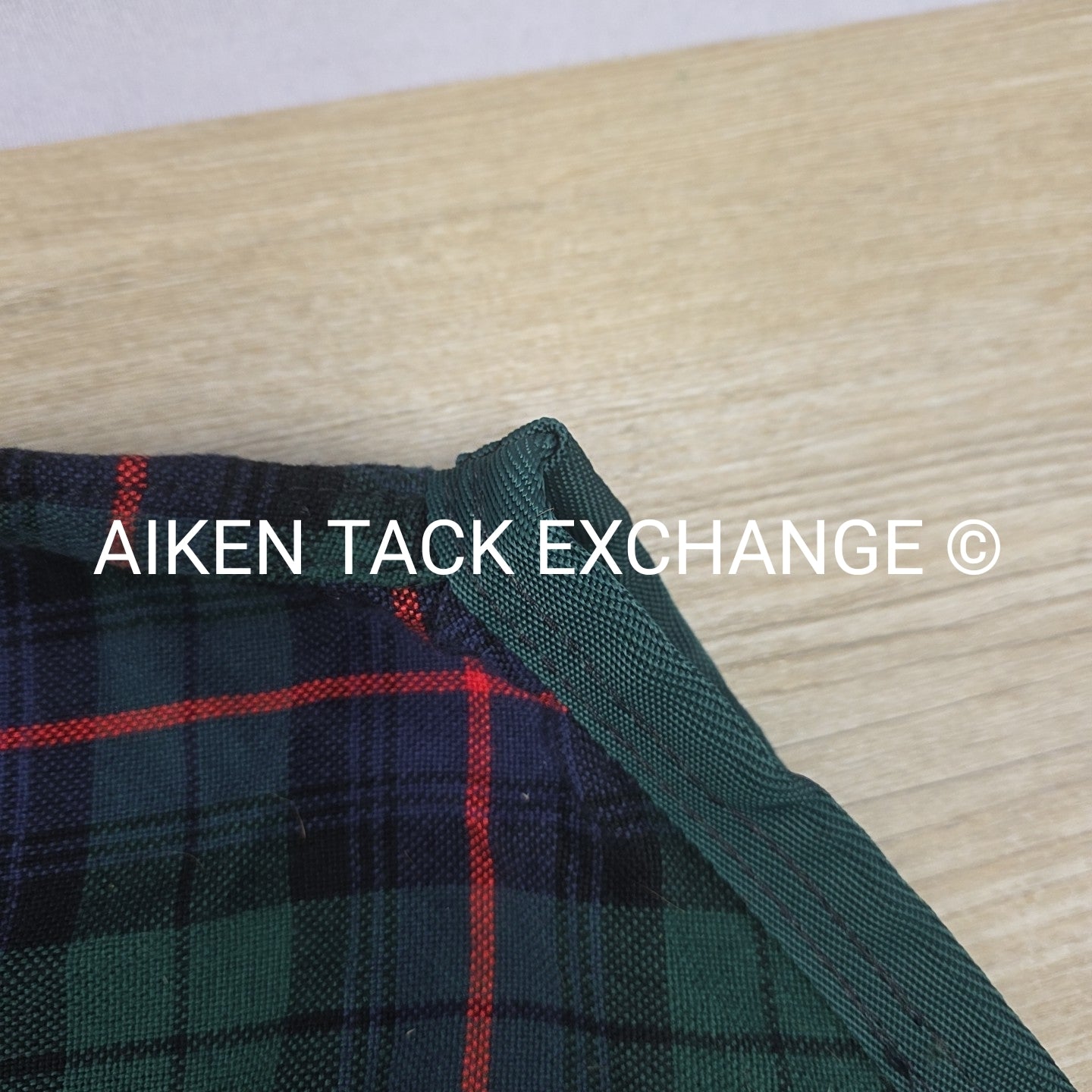 5/A Baker Original Tartan Plaid Stable Sheet, Size 72"
