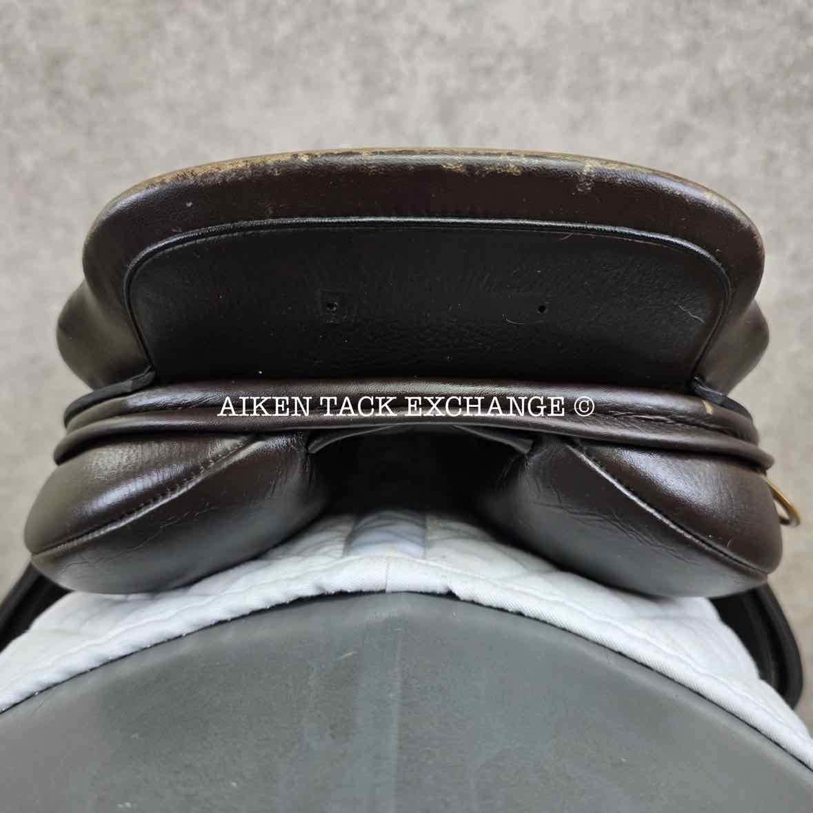 Albion Kontact Pro H/J Jewell Jump Saddle, 17.5" Seat, Medium Tree, Wool Flocked Panels