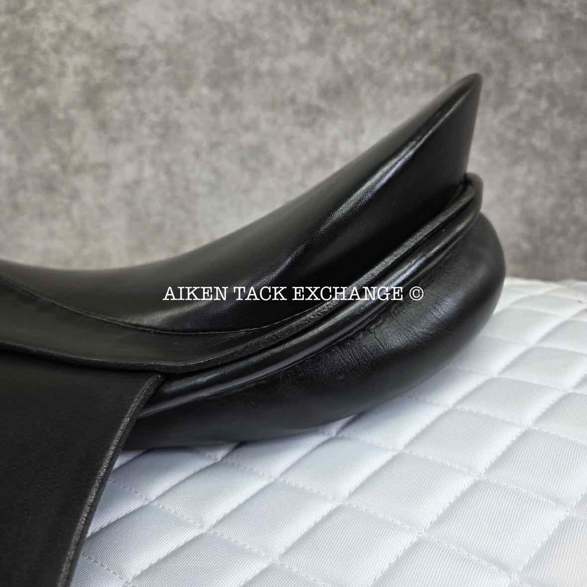 1998 Passier Nicole's Grand Gilbert Dressage Saddle, 17.5" Seat, Wide Tree, Wool Flocked Panels