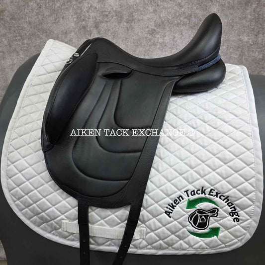 2023 Devoucoux Makila Harmonie Monoflap Dressage Saddle, 17" Seat, 1A Flap - Short, Dynamick Tree - Medium, D3D Panels, Full Buffalo Leather