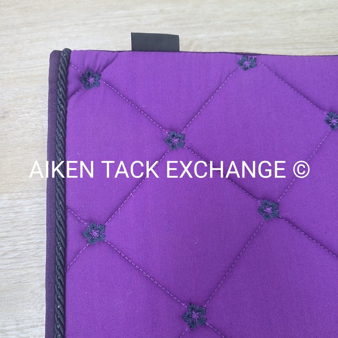 Centaur Hibiscus All Purpose Saddle Pad, Purple, Brand New