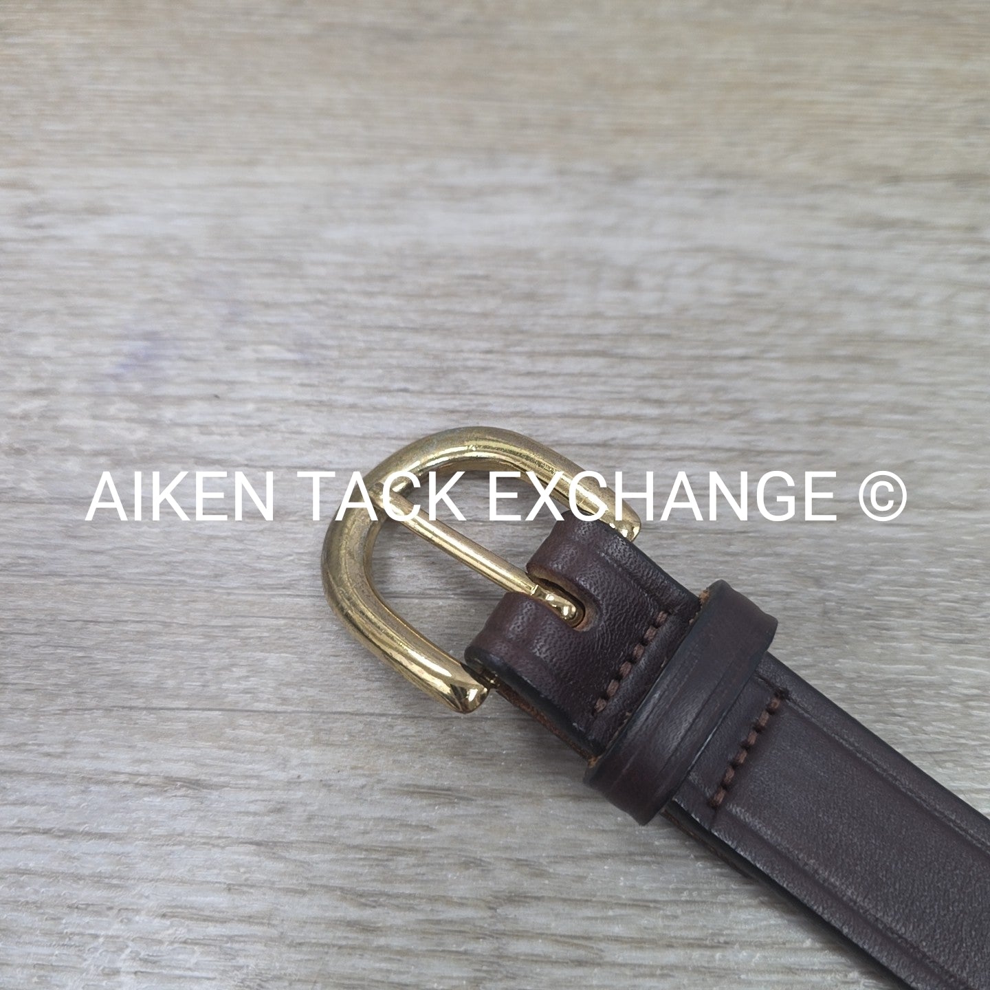 Tory Leather Snaffle Bit Belt, Brown, 34