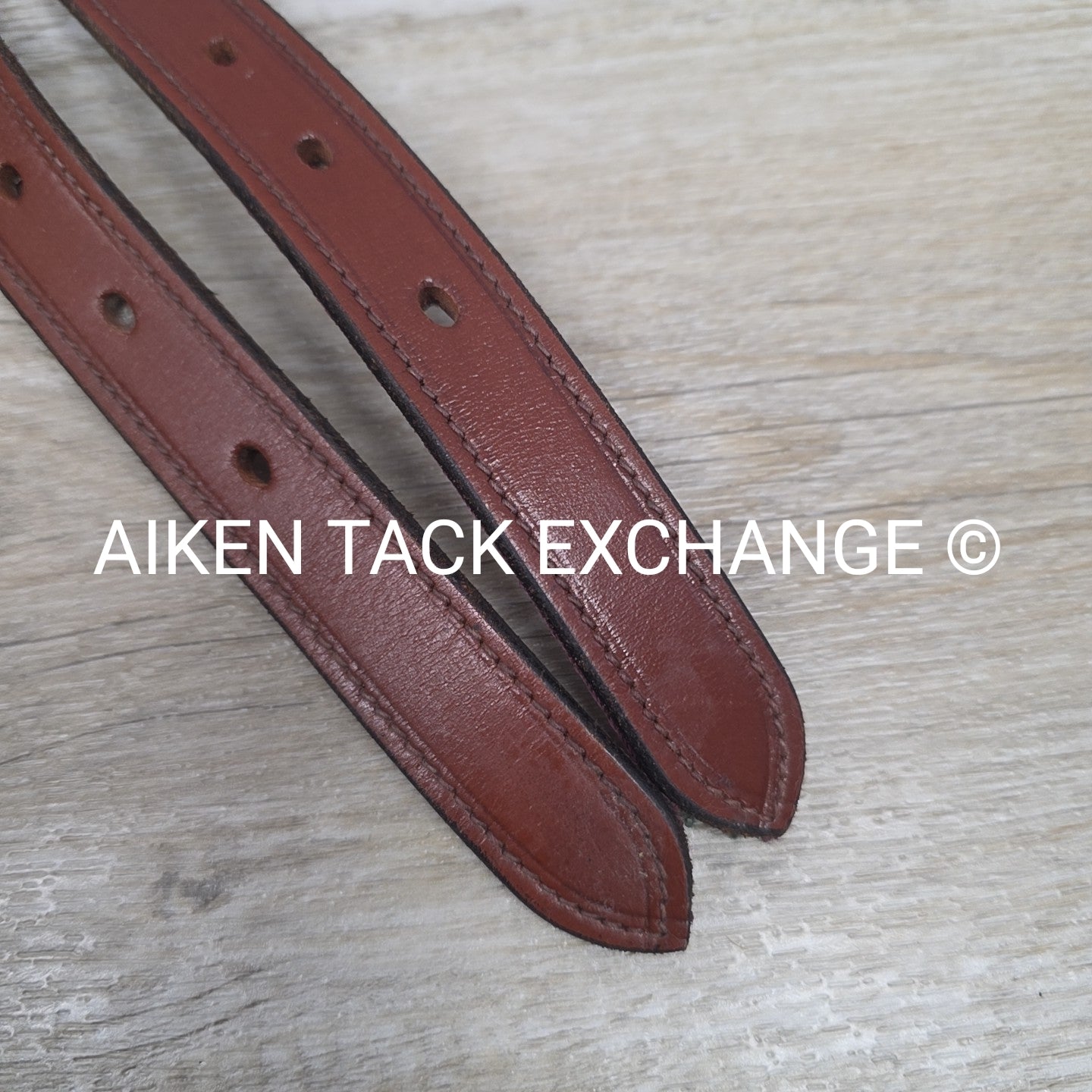 Nylon Backed Stirrup Leathers, Brown, 58"