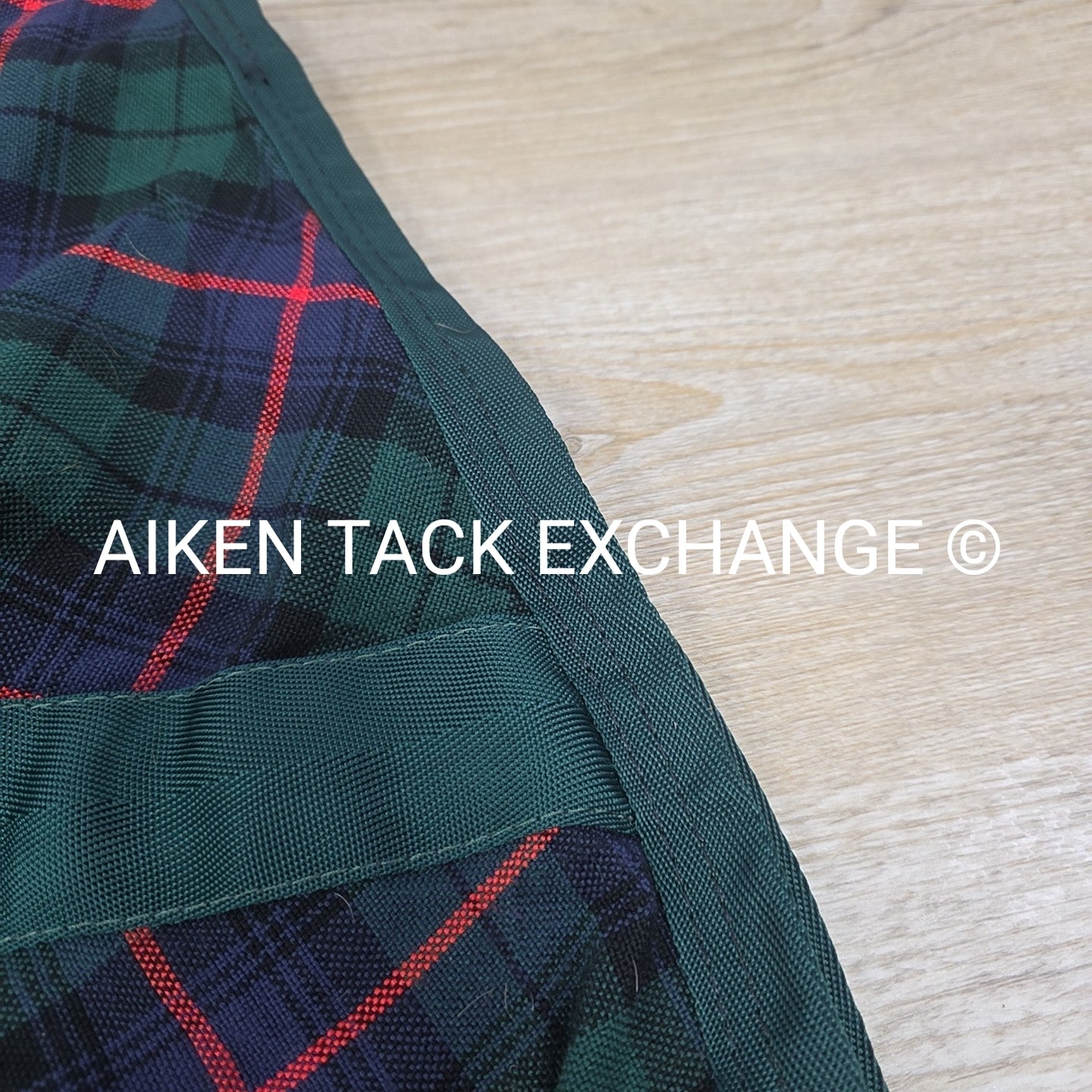 5/A Baker Original Tartan Plaid Stable Sheet, Size 72"