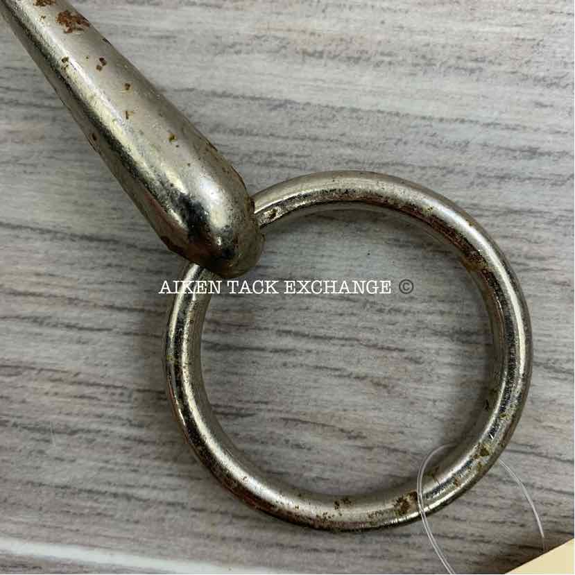 Single Joint Plated Bradoon Bit 4.75"