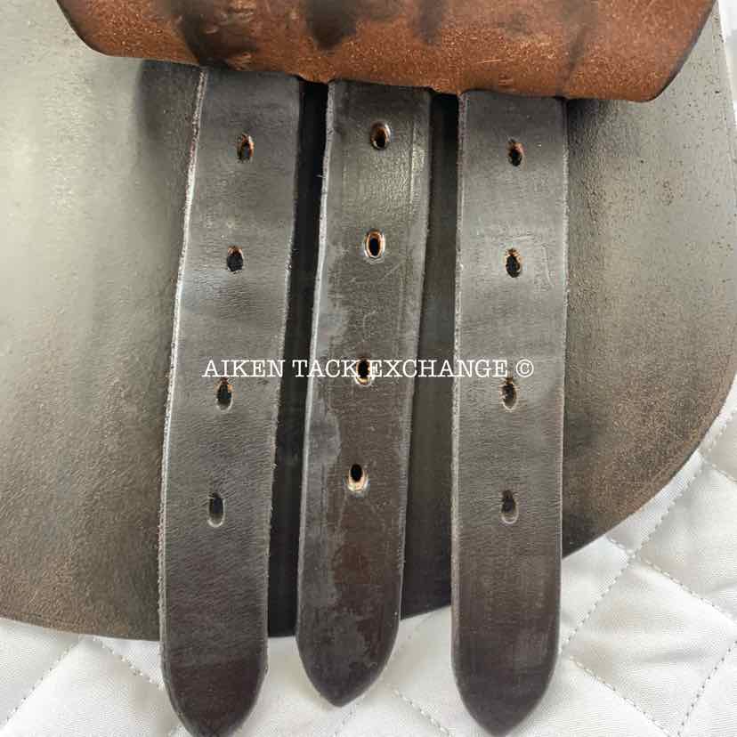 2017 Stackhouse Close Contact Jump Saddle, 16.5" Seat, Short Flap, Medium Narrow