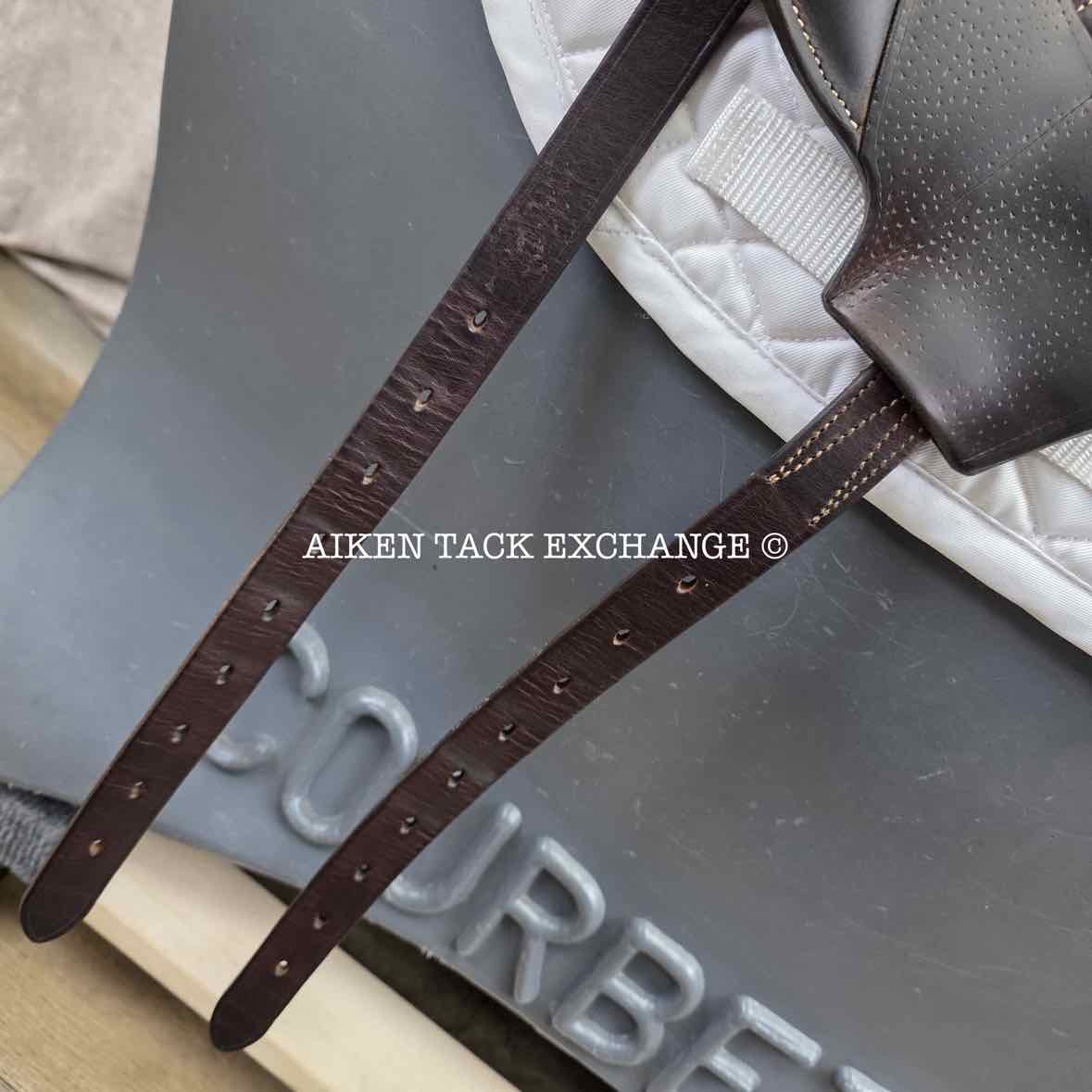 2023 Voltaire Adelaide Monoflap Dressage Saddle, 17.5" Seat - 3A Flap, Wide Tree, FIN Panels, Full Buffalo Leather