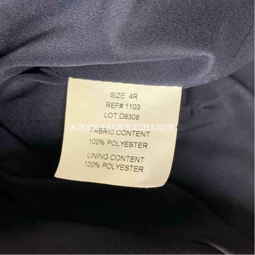 RJ Classics Comfort Stretch Washable Softshell Show Coat, Size 4 R