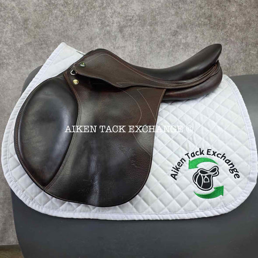 **On Trial** 2006 Prestige Red Fox Royal Close Contact Jump Saddle, 17" Seat, 33 Tree - Medium Tree, Foam Panels