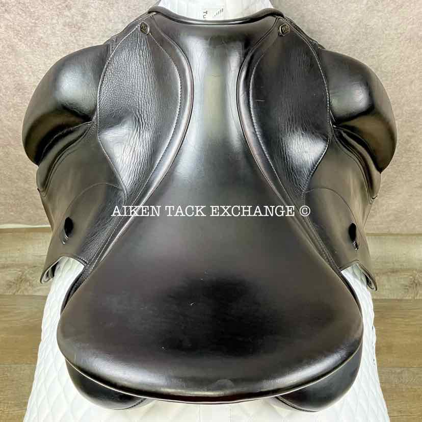 2015 PDS Carl Hester Showtime Alto Dressage Saddle, 17.5" Seat, Adjustable Tree - Changeable Gullet, Wool Flocked Panels