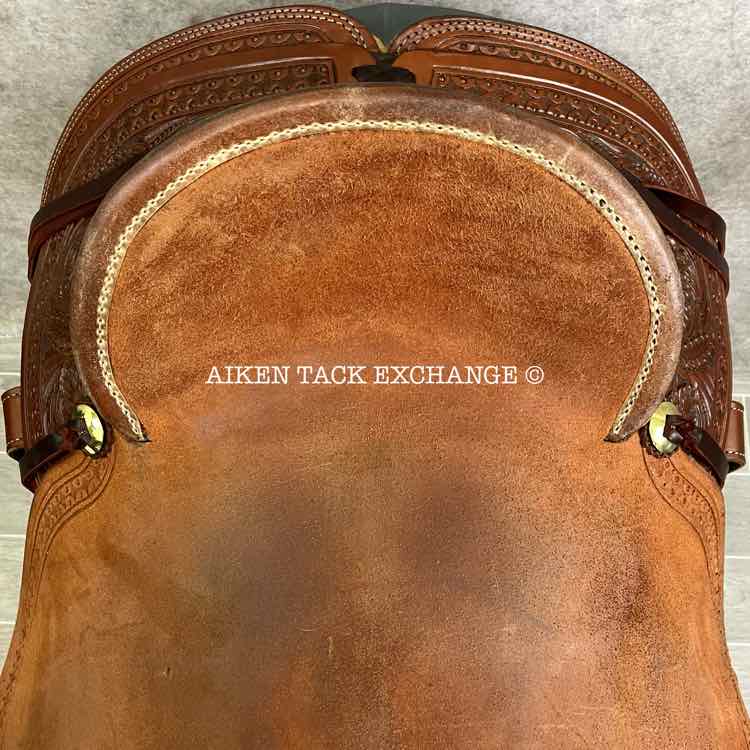 **SOLD** 2024 Circle Y 1134 Williston Wade Ranch Western Saddle, 17" Seat, Regular Tree - Semi QH Bars