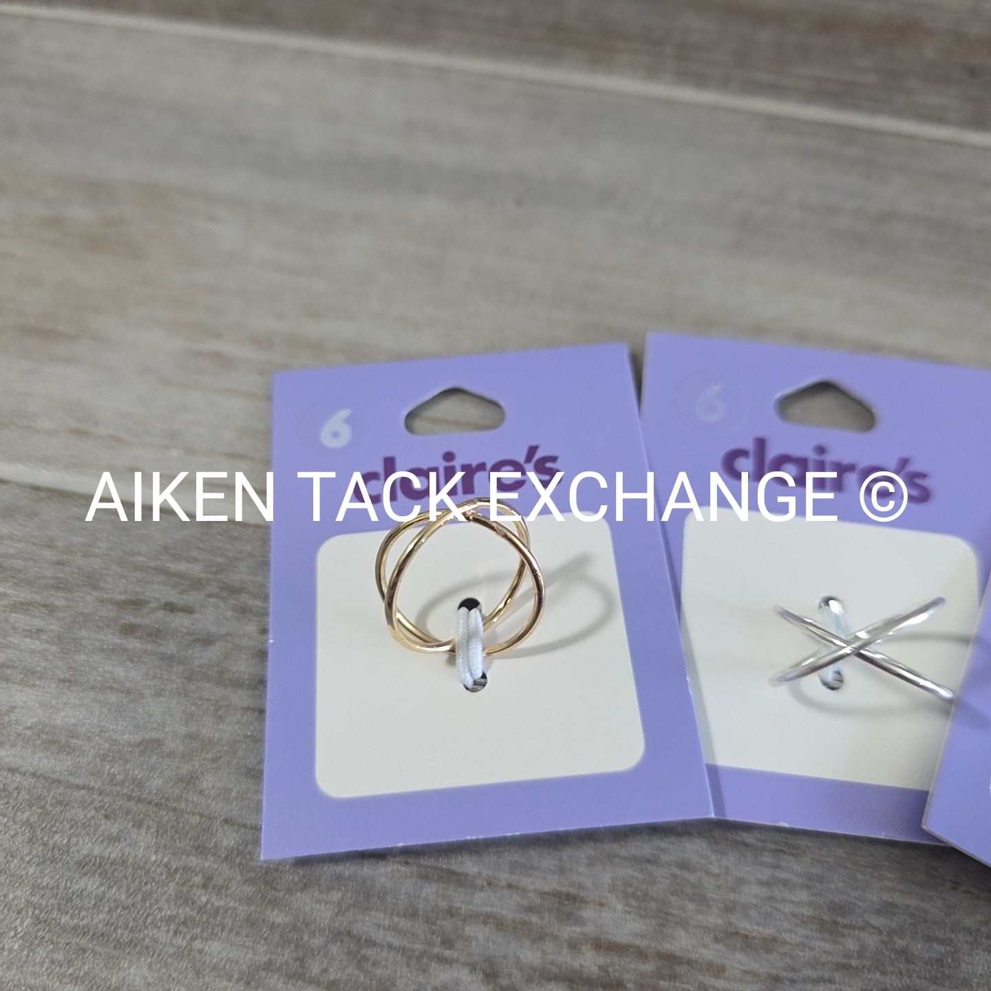 Claire's Rings (3) - Size 6