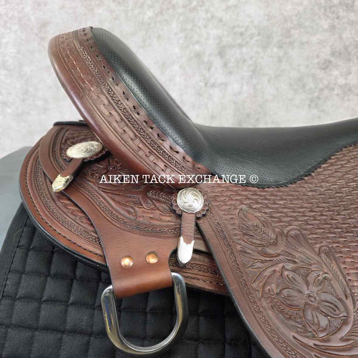 2017 Foxtrot USA Harmony Western Dressage Saddle, 16" Seat, Semi-Wide Tree