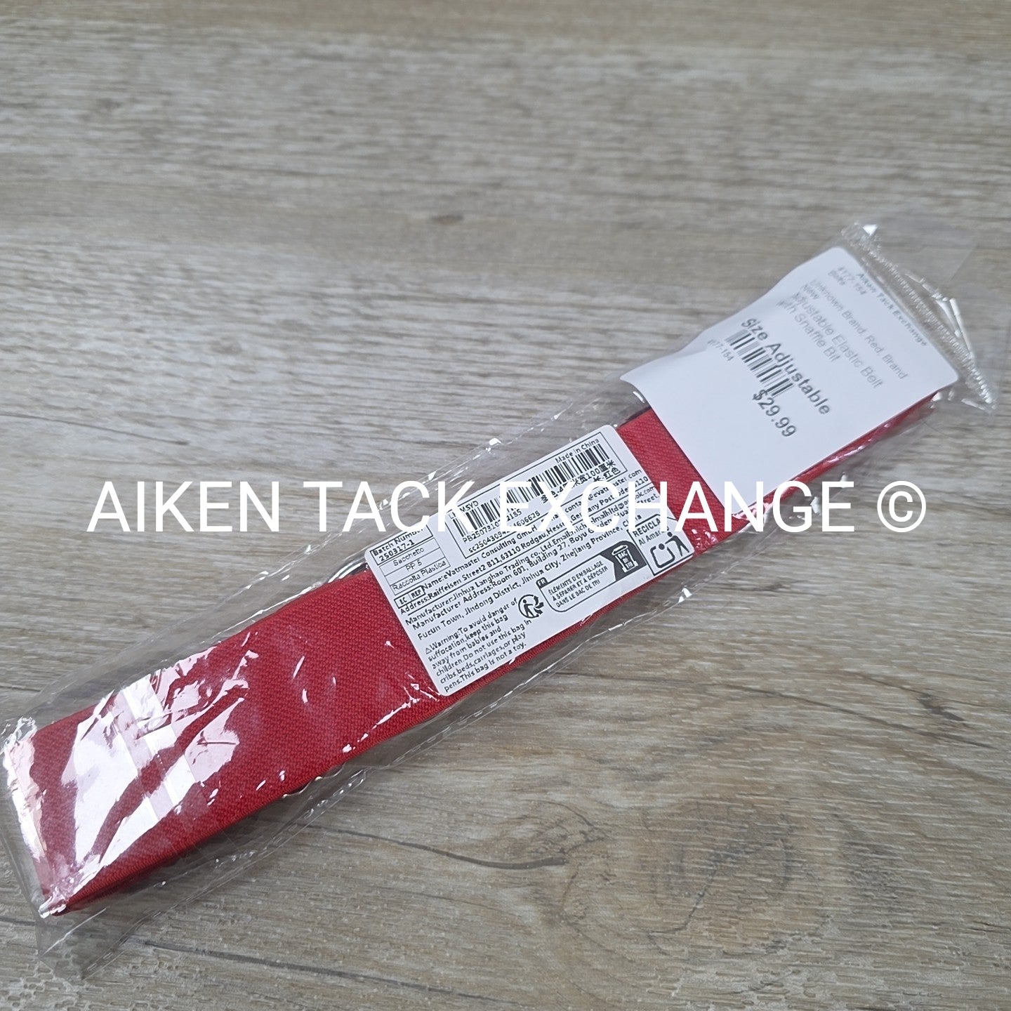 Adjustable Elastic Belt with Snaffle Bit