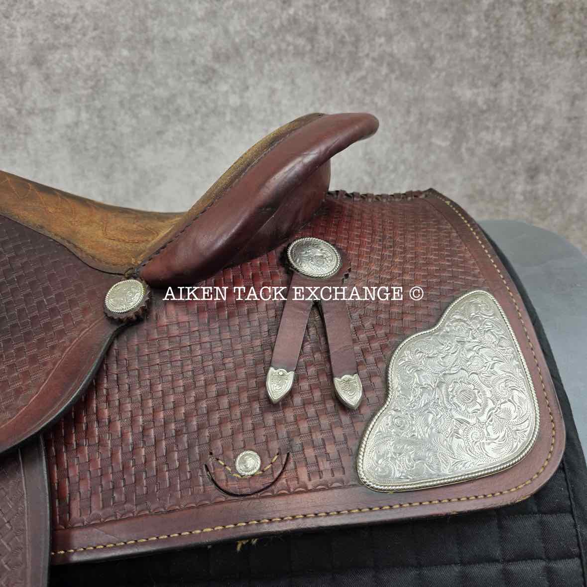 **SOLD** Circle M Western Saddle, 15.5" Seat, Wide Tree - Full QH Bars