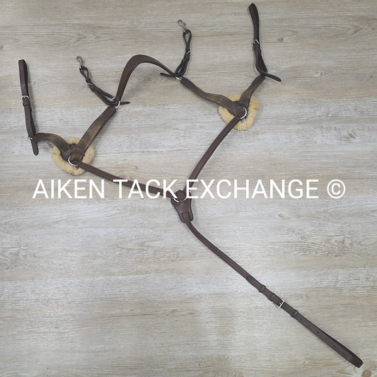 5 Point Breastplate, Brown, Size Cob