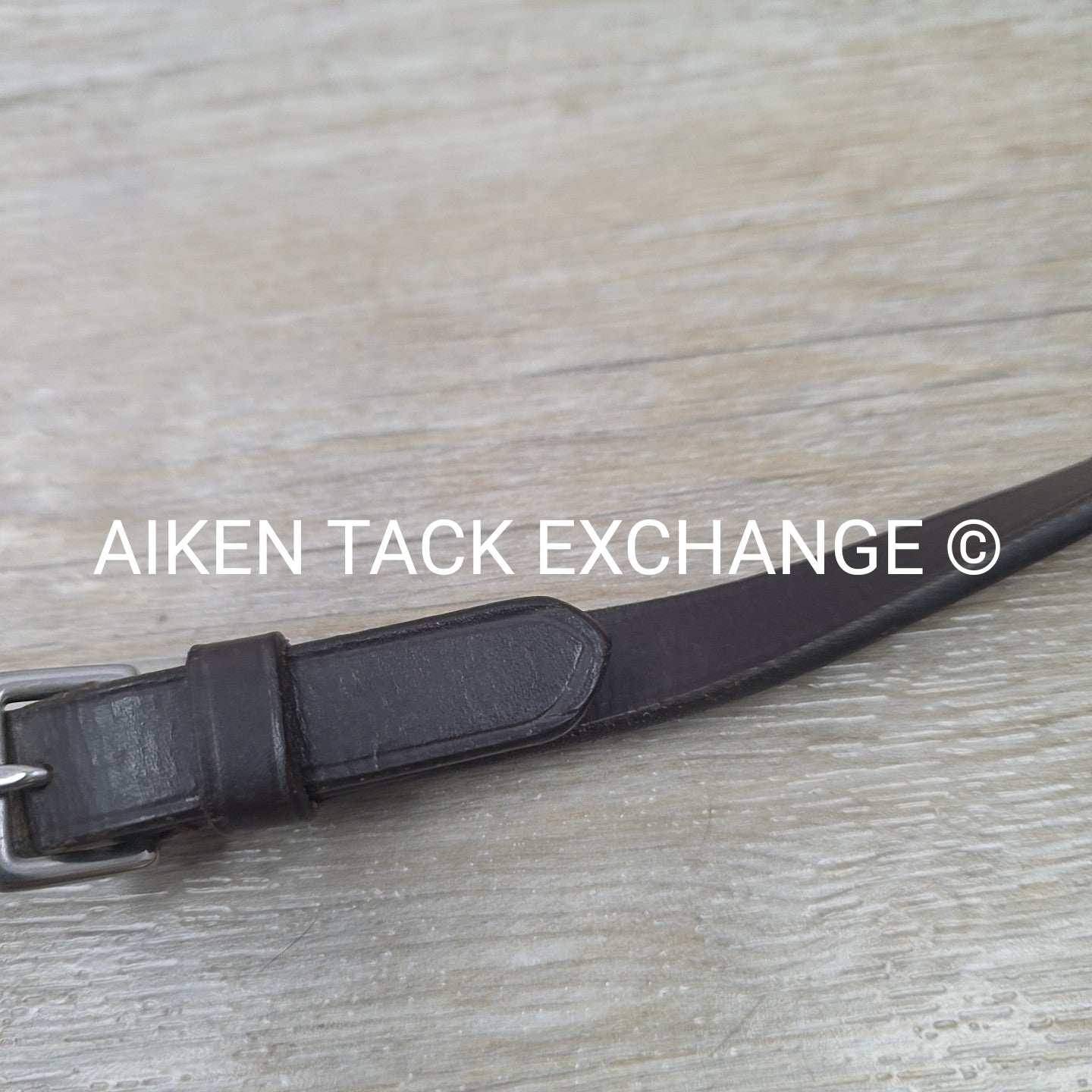 Leather Reins with Rubber Grip, Brown, 55"