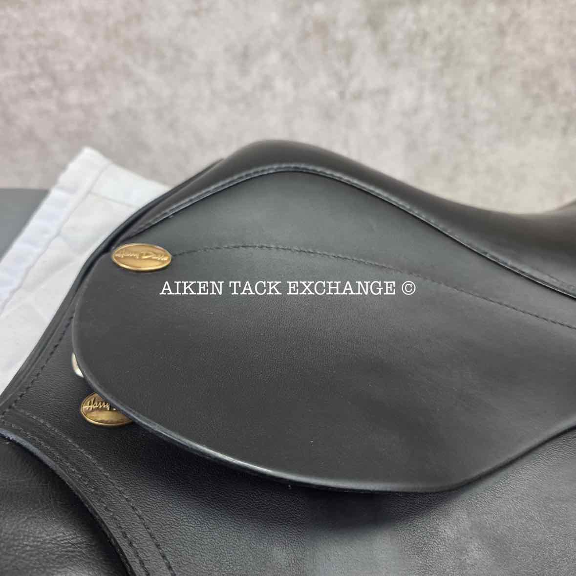 Harry Dabbs All Purpose Saddle, 17.5" Seat, XX-Wide Hoop Tree, Wool Flocked Panels