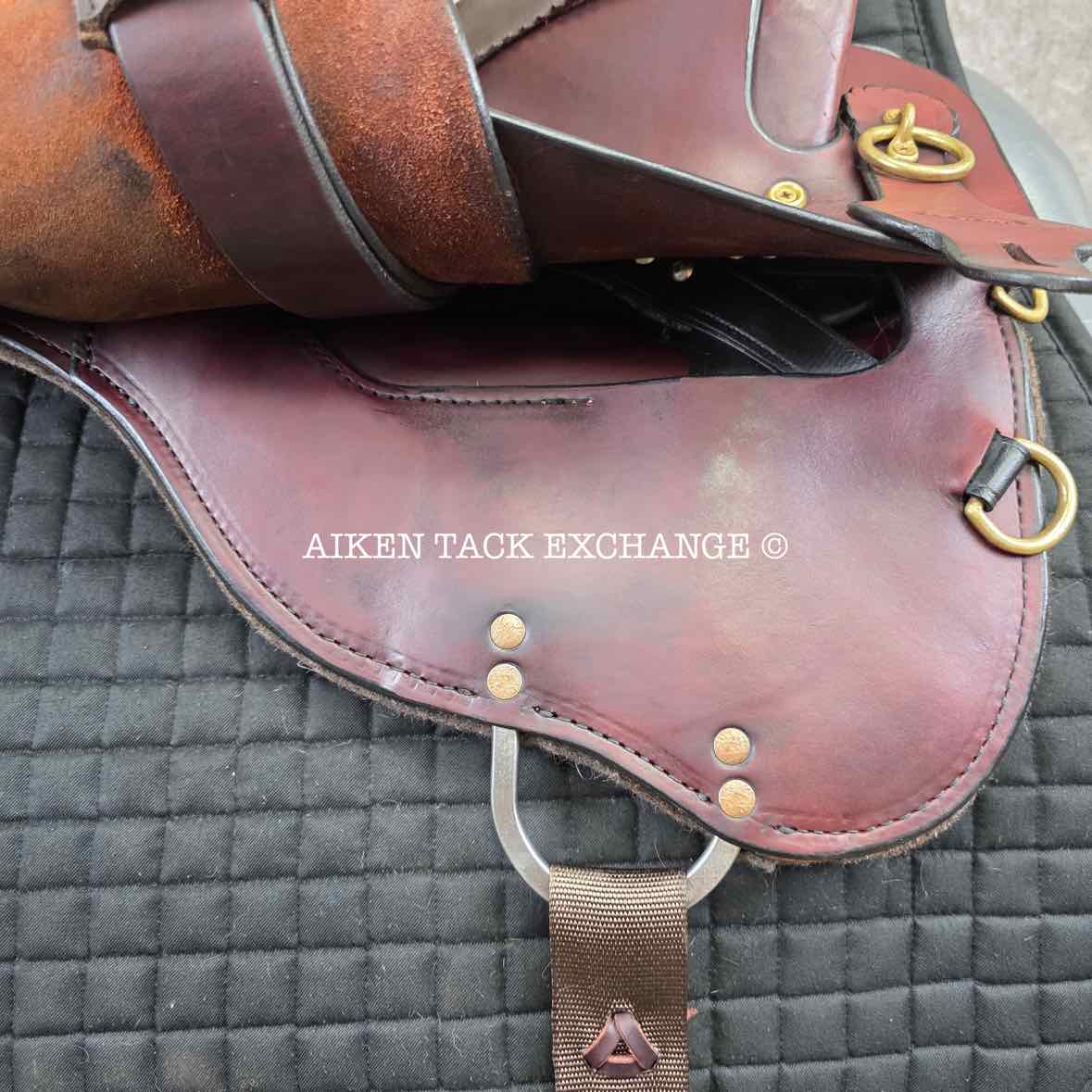 2015 Tucker 159 Endurance Trail Saddle, 17.5" Seat, Wide Tree - Full QH Bars