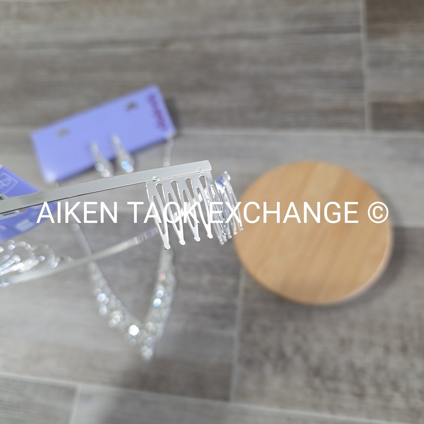 Claire's Bundle - 1 Tiara, 1 Set of Earrings, 1 Necklace