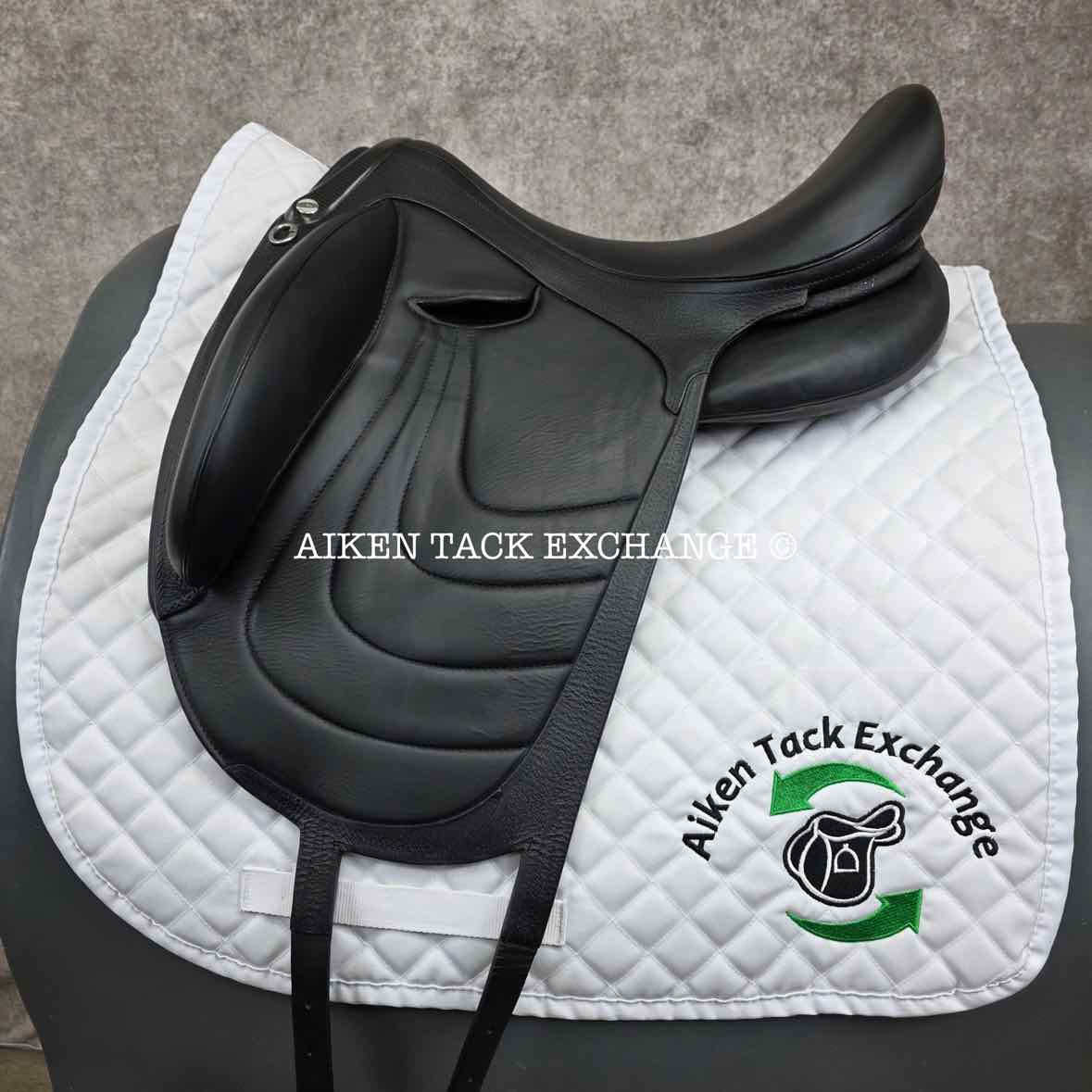 2022 Devoucoux Makila Harmonie Monoflap Dressage Saddle, 17.5" Seat - 002, 1A Flap - Short, Dynamick Tree - Medium, D3D Panels, Full Buffalo Leather