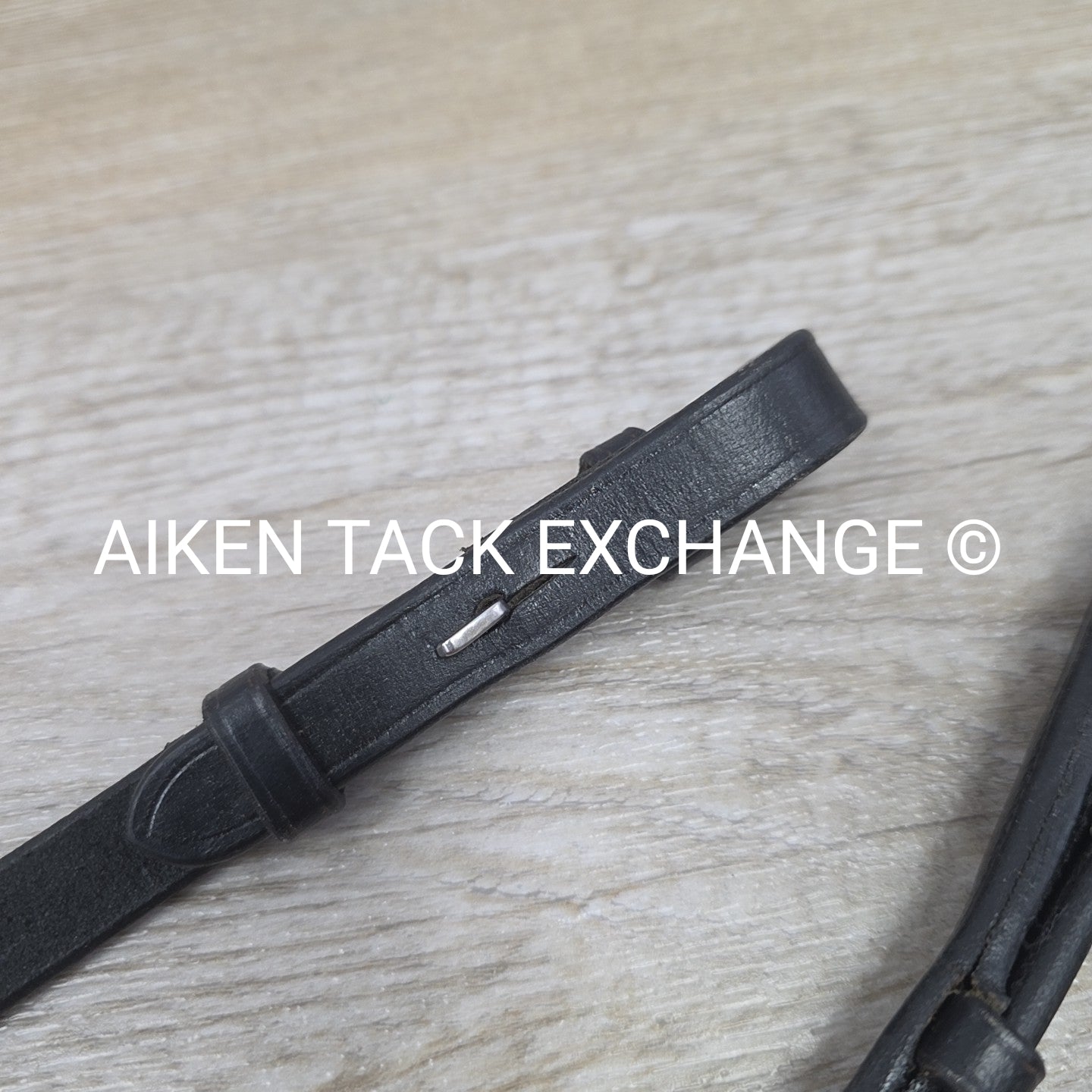 Rubberized Grip Reins, Black, Size Full