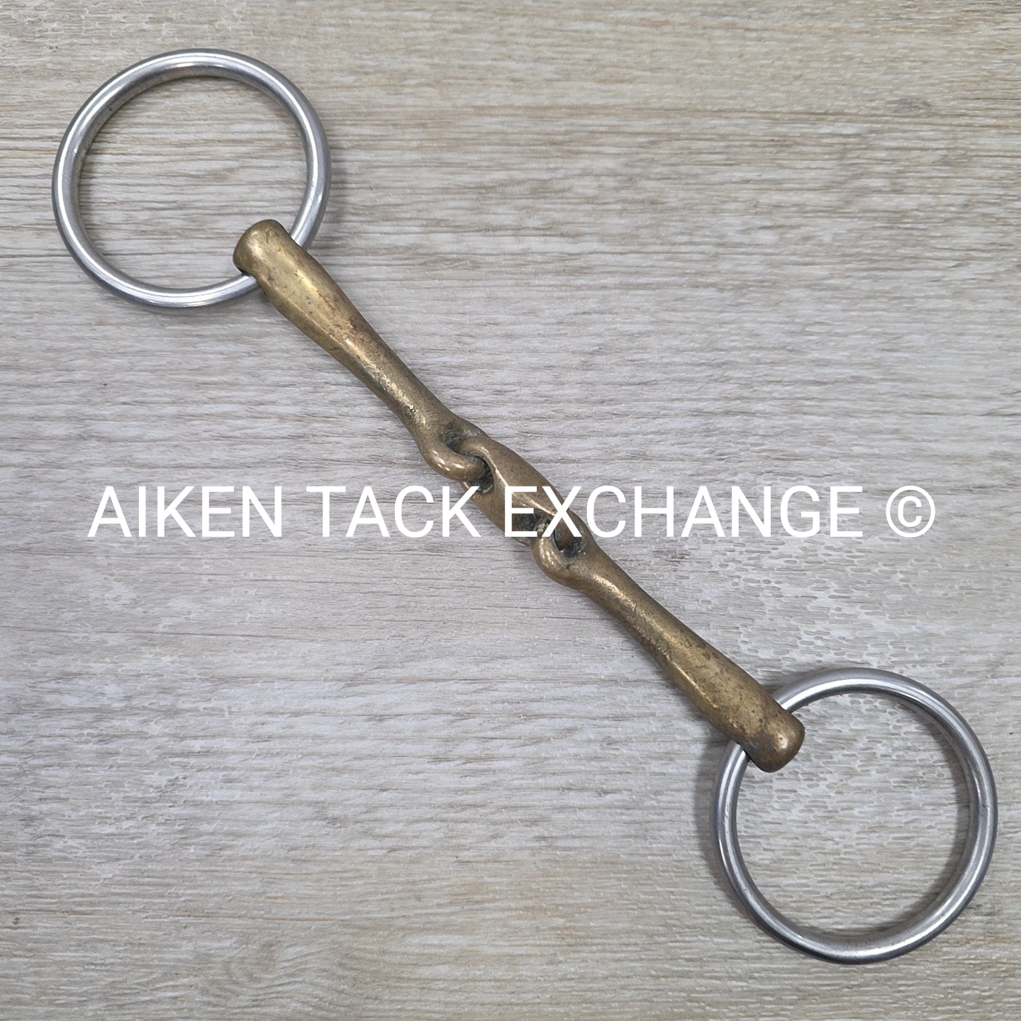Herm Sprenger KK Ultra Aurgian Double Joint Loose Ring Bradoon Bit 5.5"
