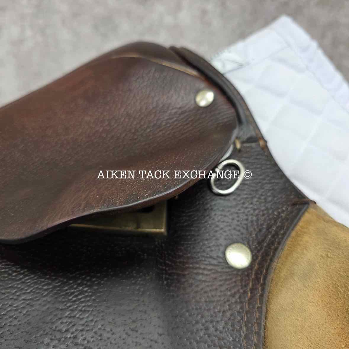 Stubben Siegfried All Purpose Saddle, 17" Seat, 32cm Tree - Wide, Wool Flocked Panels