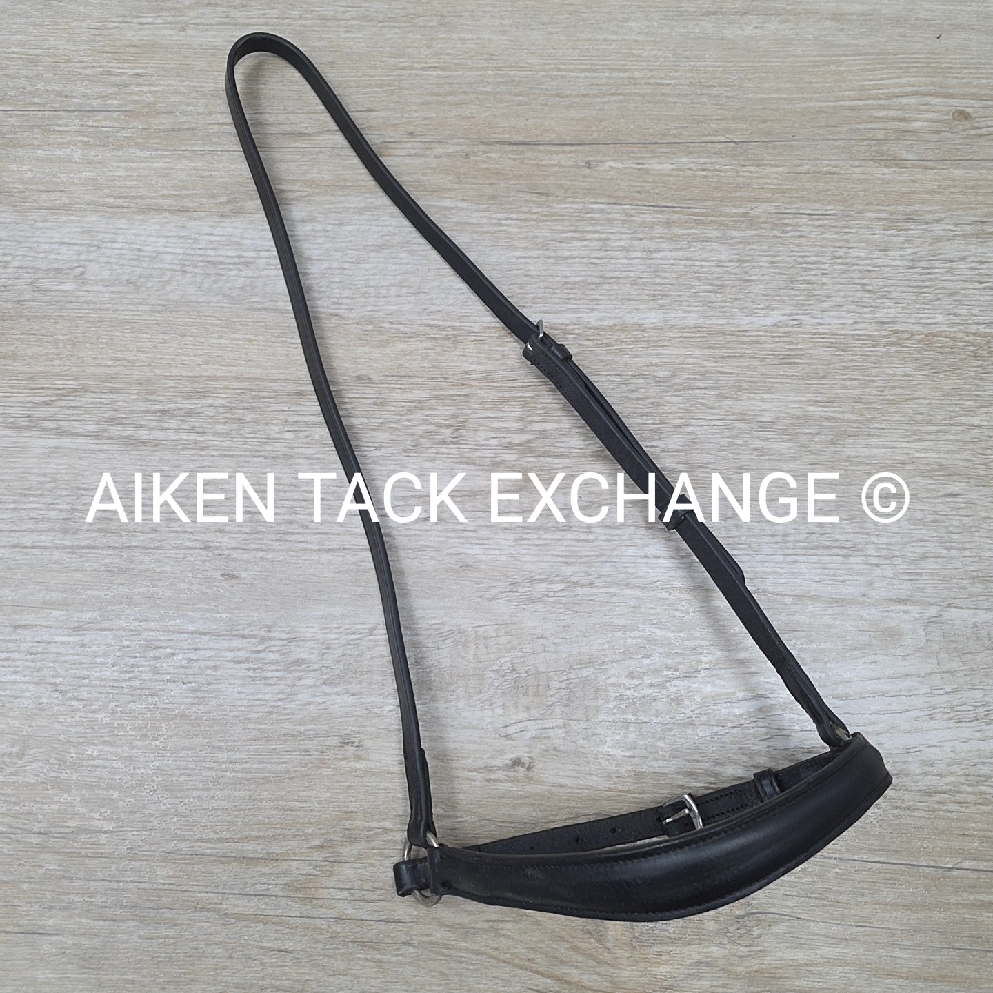 Drop Noseband, Black, Size Full
