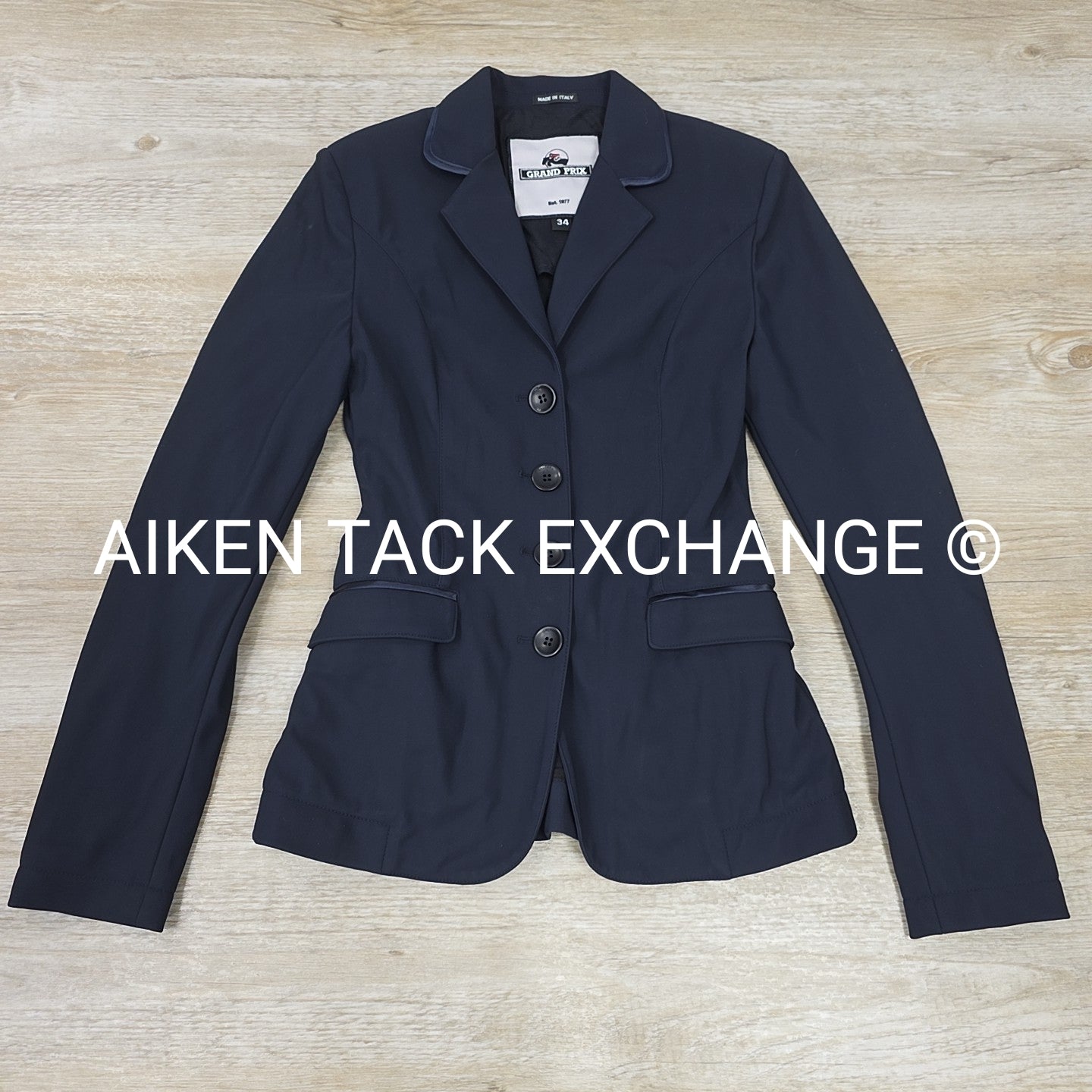 Grand Prix 4 Button Show Coat, Size 34 (US 2)