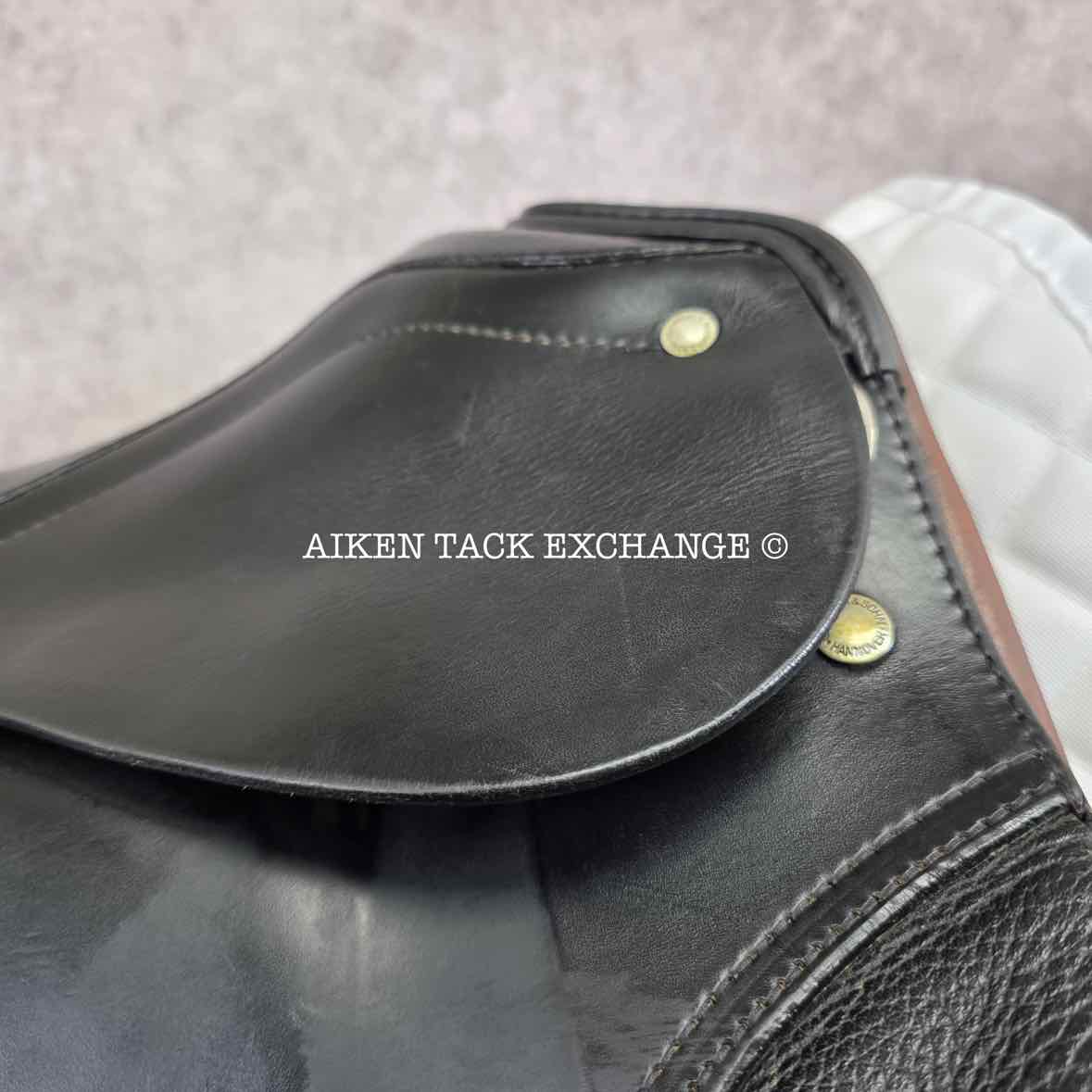 2000 Passier Young Champ Dressage Saddle, 16" Seat, Short Flap, W/XW Tree, Wool Flocked Panels