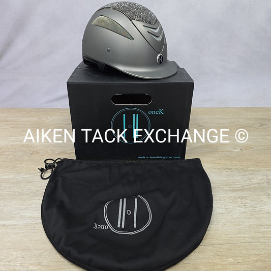 OneK Defender Glamour Equestrian Helmet, Medium (Manufactured 2018)