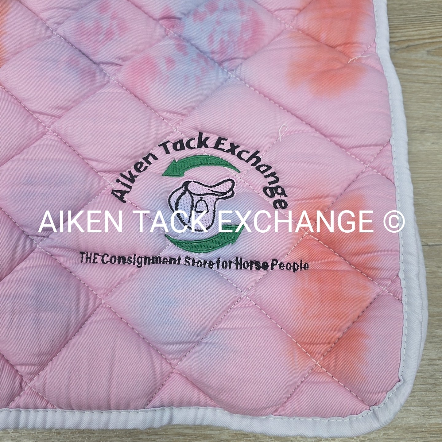 BARGAIN BUNDLE: 2 Tie-Dye All Purpose Saddle Pads with ATE Logo