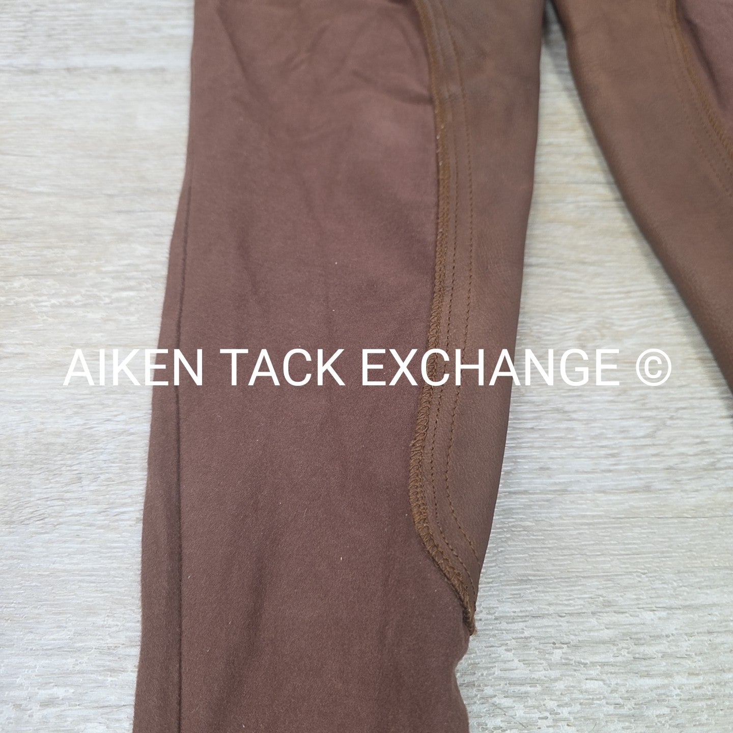 Tropical Rider Leather Full Seat Tights, Size Small
