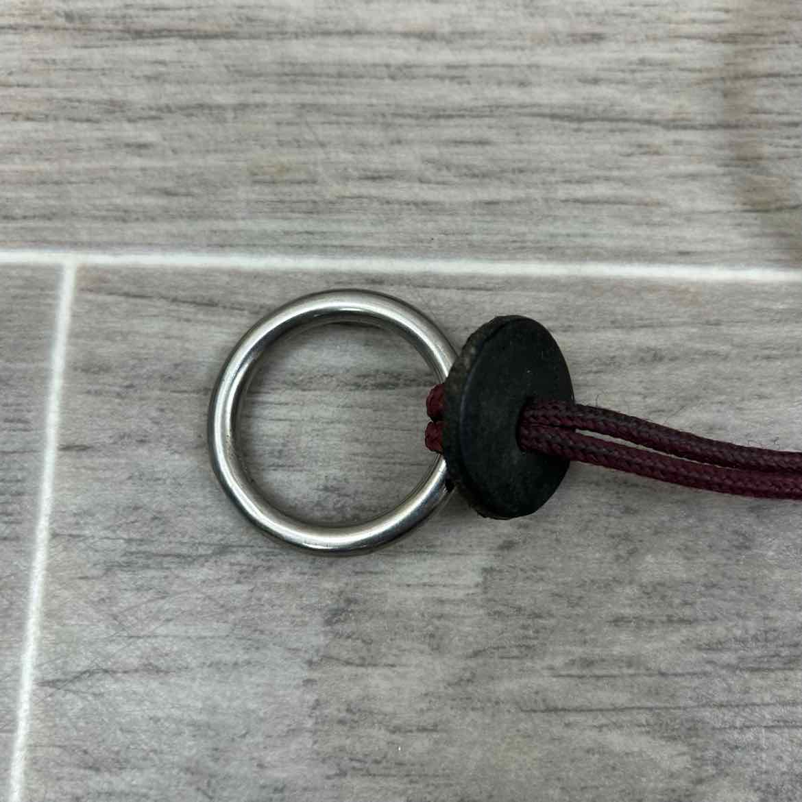 Coronet Single Joint Eggbutt Gag Bit with Rope Cheek Pieces 5"