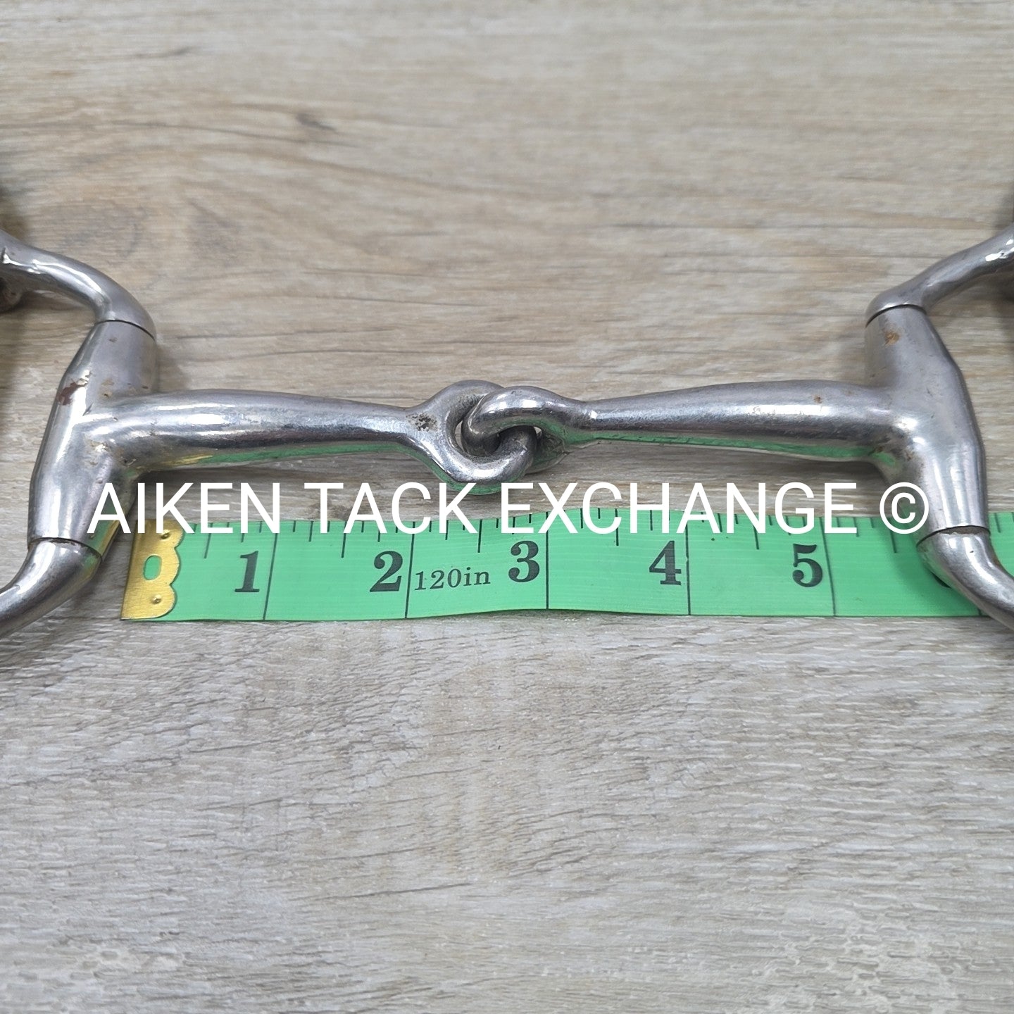 Single Joint Eggbutt Gag Bit with Rope Cheek Pieces 5.25"
