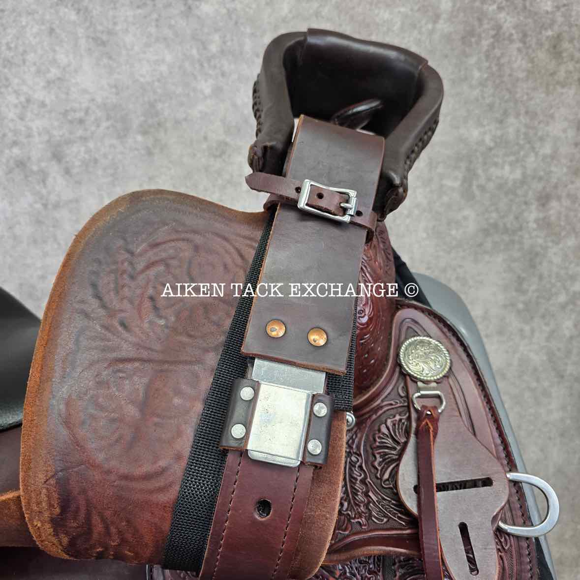 2024 High Horse by Circle Y 6864 Mesquite Western Saddle, 17" Seat, Wide Tree - Full QH Bars