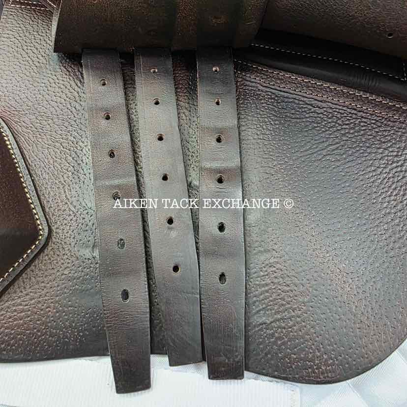 2020 CWD SE03 Close Contact Jump Saddle, 17" Seat, 2L Flap, Medium Tree, Foam Panels, Full Buffalo Leather